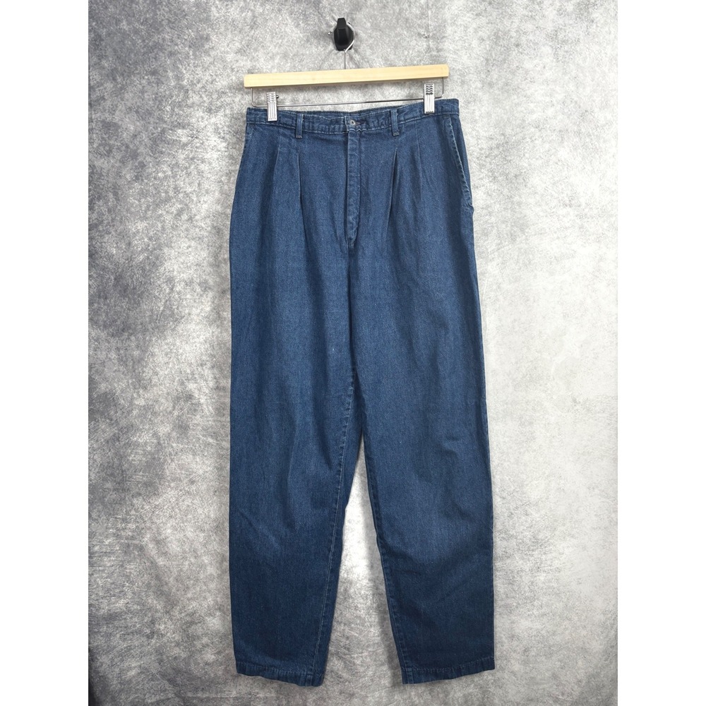 Vintage Levi's Women's Sportswear High Rise Pleated Jeans USA Size 14 (30x30)
